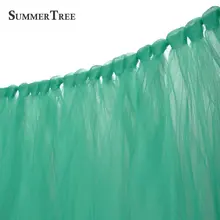 Бирюзовый зеленый 1 метр x 80 см Тюлевая оборка для стола Страна Чудес стол пачка плинтус свадьба день рождения, детский душ вечерние украшения