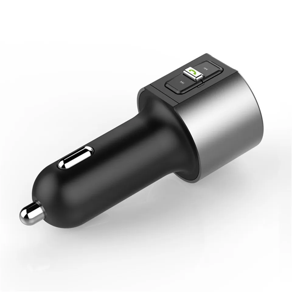 Cunymagos Wireless Bluetooth FM Transmitter Modulator Car Radio Adapter Car MP3 Player 3.4A Dual USB Car Charger Handsfree Car Kit (10)