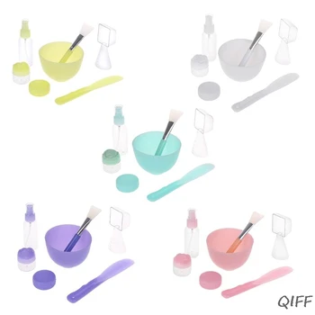 

7PCS Silicon Mask Mixing Bow Teenitor Facemask Mixing Tool Sets Silicone Mask Bowl