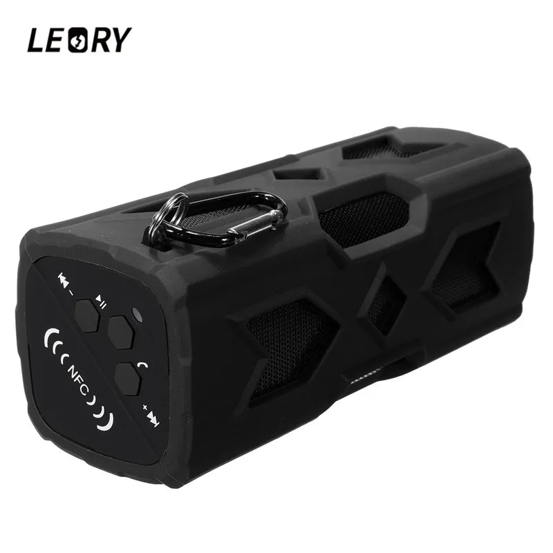 

LEORY IPX4 Waterproof NFC Wireless Speakers bluetooth Portable Outdoor Music Speaker Soundbox 3600mah Power Bank