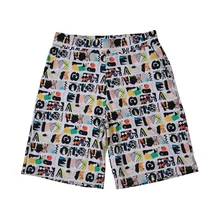 Мужские плавки больших размеров быстросохнущие эластичные пляжные печатная плата шорты пляжные шорты