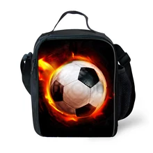 Модные Обувь для мальчиков Обед Сумка Прохладный печати плечо Коробки для обедов для детей утепленная Для мужчин Пикник Еда мешок Bolsa Termica lancheira