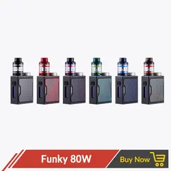 Aleader Funky 80 Вт TC VW APV поле Mod Kit с смолы панель 2 мл ёмкость 24 мм диаметр для Vape электронная сигарета