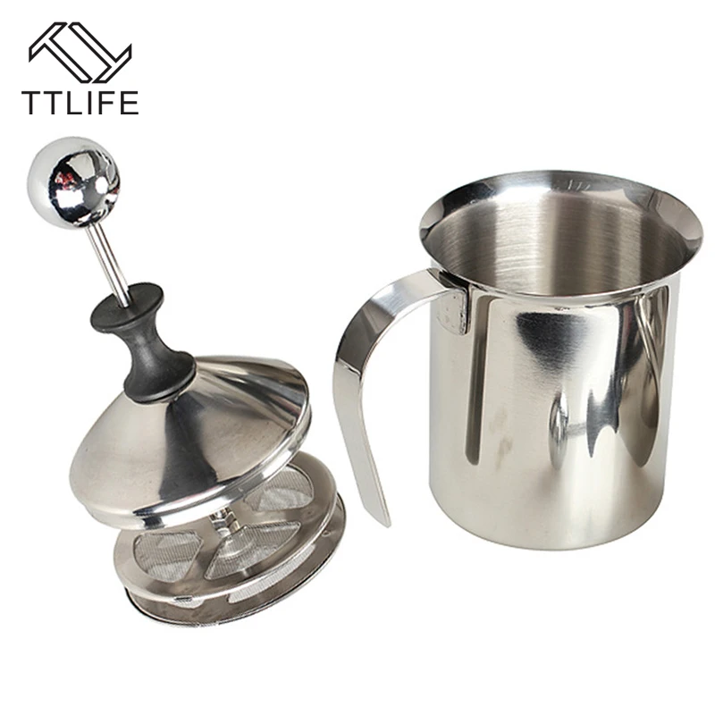 Buy TTLIFE Stainless Steel 0.4L Milk Frother Creamer