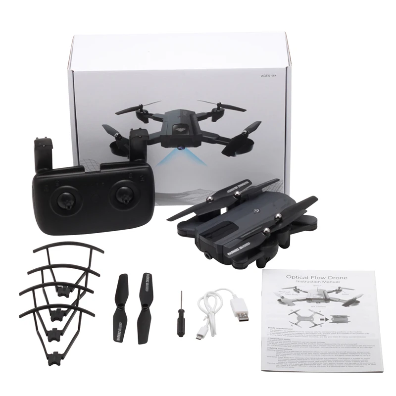 

Cheap RC Quadrocopter Altitude Hold 720P RC Drone With Camera Optical Flow Positioning Foldable 2.4G Dron Gesture toy aircraft