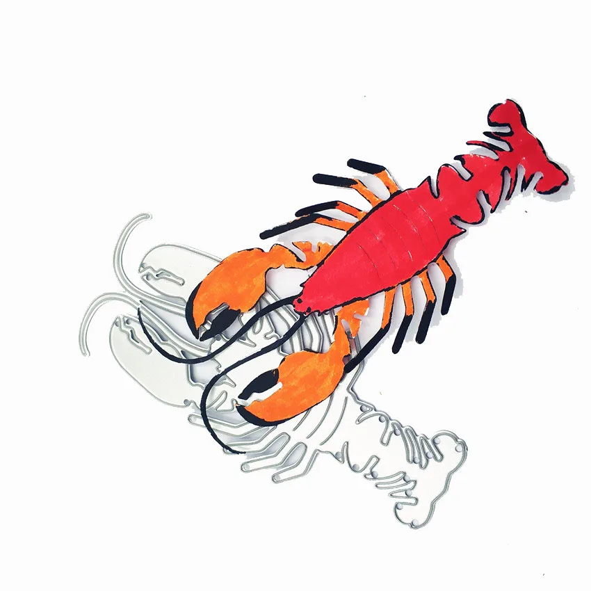 

Crab lobster Metal Cutting Dies For Scrapbooking Stencils DIY Album Cards Decoration Embossing Folder Die Cutter Template
