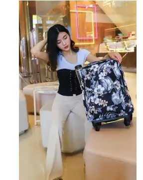 Багажные сумки для женщин, рюкзак на колесиках 20 дюймов, рюкзаки, размер кабины, сумки для переноски, дорожные сумки на колесиках, рюкзак, сумка - Цвет: 20 inch