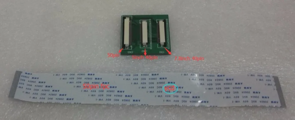 200 мм fpc 0 5 Step TTL 50 P до 40 FFC FPC Гибкий плоский кабель-конвертер ЖК-адаптер Дисплей Φ 01E