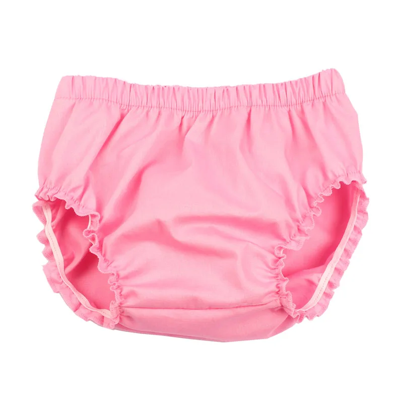 Baby Cotton Bloomers Solid Ruffle Leg Toddler Nappy Cover Sewing Pattern Baby Shorts Children Shower Gift (2)