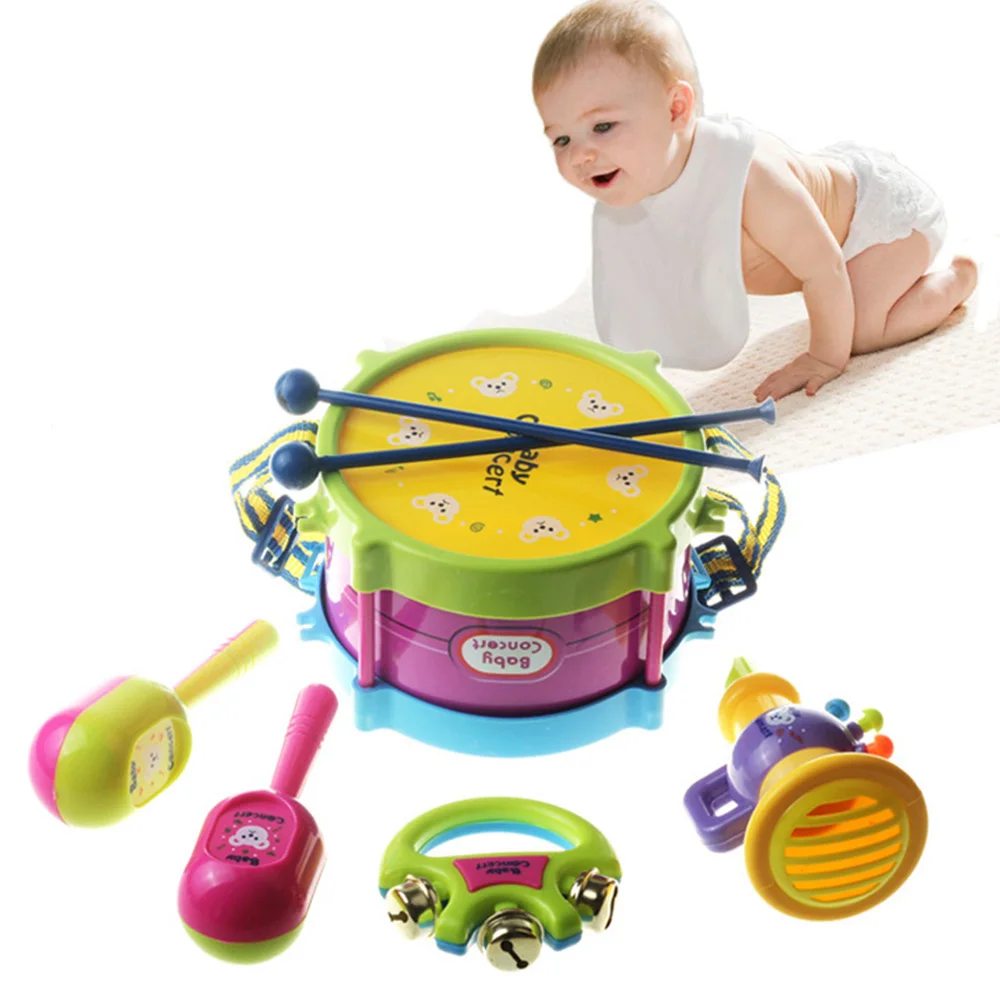 Children's Musical Instrument Toys 5 piece Set Drums Combination