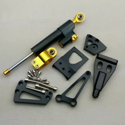 

Motorcycle Steering wheel Damper Stabilizer with Bracket Full Set for Kawasaki ER6N 09-12 ER6F 05-11