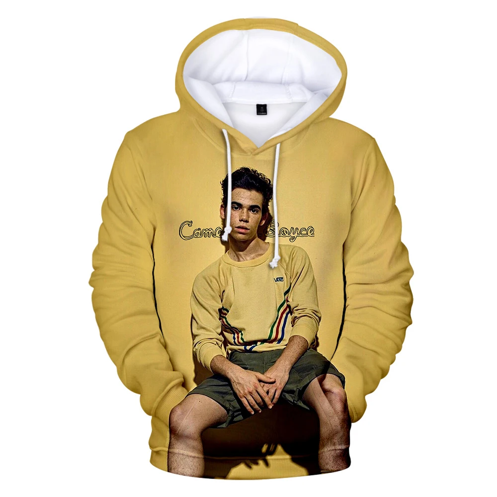 Мужские толстовки с капюшоном Cameron Boyce повседневные 3D принтом одежда длинными