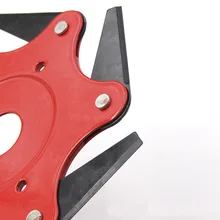 New 6 Steel Blades Razors Lawn Mower Cutter Tool Trimmer Head Brush Cutter For Garden Grass Removing Cutter Power Tools New 6 Steel Blades Razors Lawn Mower Cutter Tool Trimmer Head Brush Cutter For Garden Grass Removing Cutter Power Tools