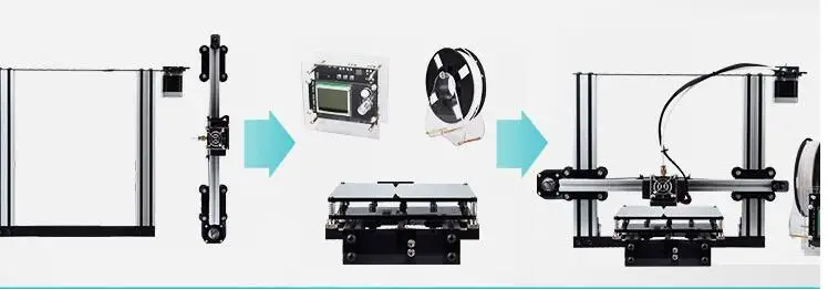 3d print model 3D printer high precision large size education desktop class household industrial grade DIY printing machine 3d printing business