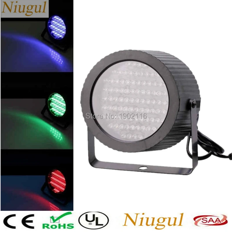 

Niugul 25W 86 RGB LED Stage Lighting Disco Par Light Sound Activated Lighting Laser Projector DMX512 LED Strobe Effect Lights