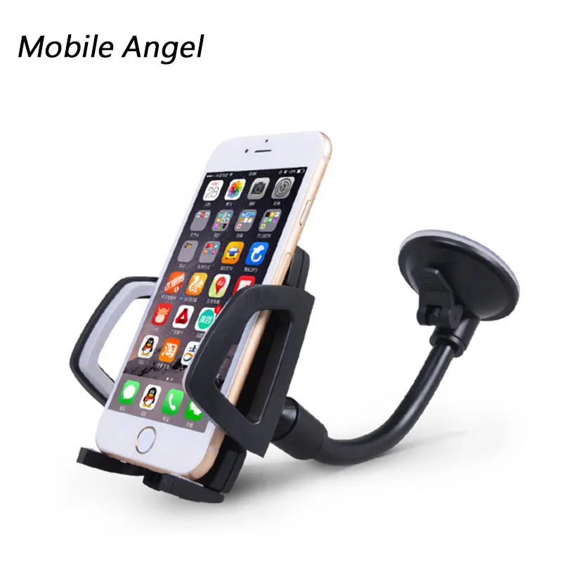 

2018 Universal Long Arm Windshield Mobile Cellphone Car Mount Bracket Holder For Your Mobile Phone Stand for iPhone