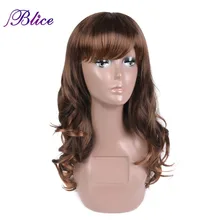 Blice синтетический парик для Для женщин длинные натуральные волнистые волосы парик 2" синтетическое волокно kanekalon парик в афро-американском стиле смешанных Цвет# FT4/27
