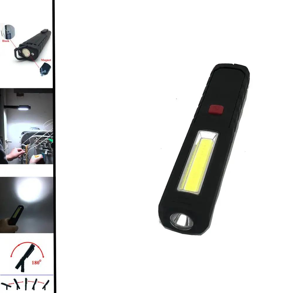 

MINGRAY 2019 new LED Work Light magnetic garage work lamp battery for car repaire+automobile workshop tools flashlight Battery