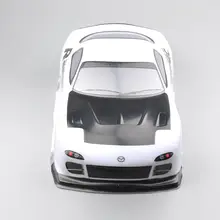 Painted PVC 1/10 Scale RC Model Car Body Shell 190MM And Rear Wing KH016 Toys Accessory