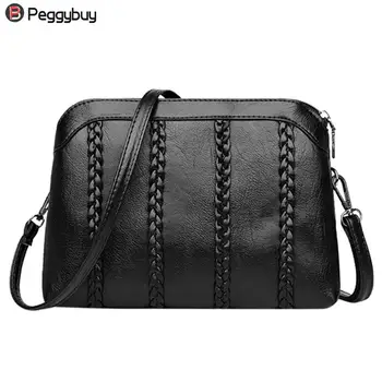 

Fashion Plait Women Envelope Shoulder Handbags PU Leather Casual Female Messenger Zipper Bags Cross Body Bags For Ladies