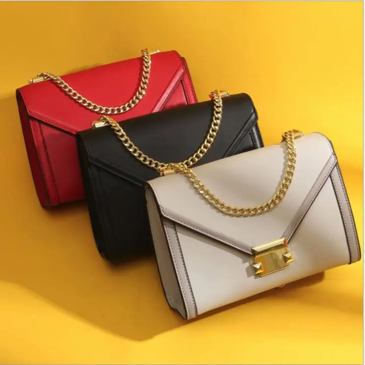 

167167 Bag woman new summer leather lady baotou layer cowhide single-shoulder cross body chain small square bao chao brand lady