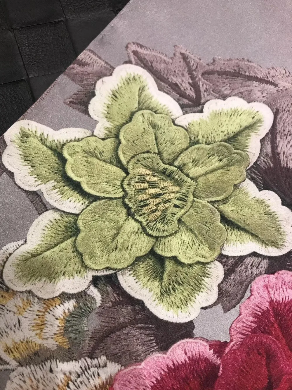 design cáqui azul 100% lenço de seda pura xale