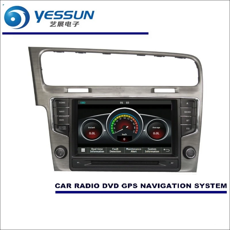 Excellent YESSUN For Volkswagen VW Golf Mk7 2012~2015 Car Radio CD DVD Player Multimedia HD TV Screen GPS Navigation Audio Video System 3