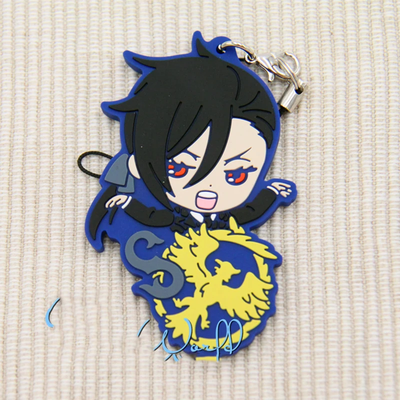Ciel Lizzie Book of Atlantic Pendant Japan Anime Black Butler Keychain Keyring