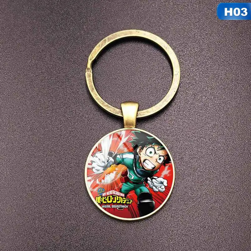 Модный брелок в стиле аниме My Hero College колледжа Очаровательное украшение для