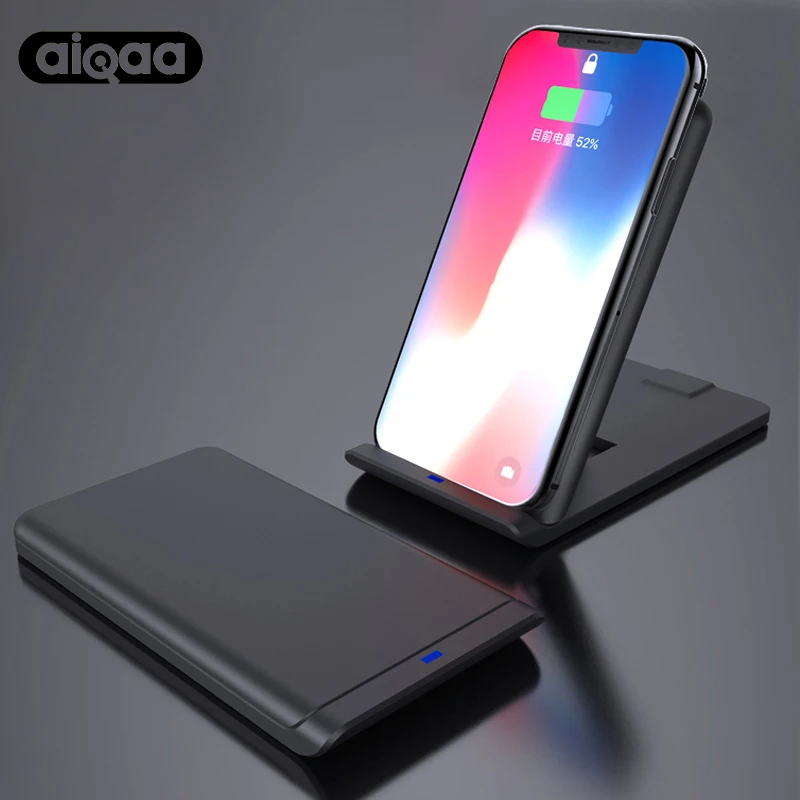 Aiqaa Qi Wireless Charger For IPhone X 8 10 Samsung Note 8 S8 Plus S7 S6