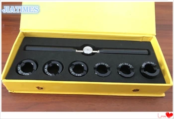 

Titantium Made 5537 Grooved Watch Case Back Opening Wrench Key and Die Chuck Set for Watch Repair