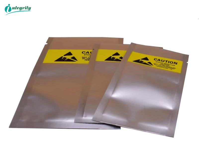 

INTEGRITY 10000pcs/lot 9*14.5cm Durable Anti-Static Translucent Open Top Bag Tear Notch Mylar Anti Static Shielding Storage Bags