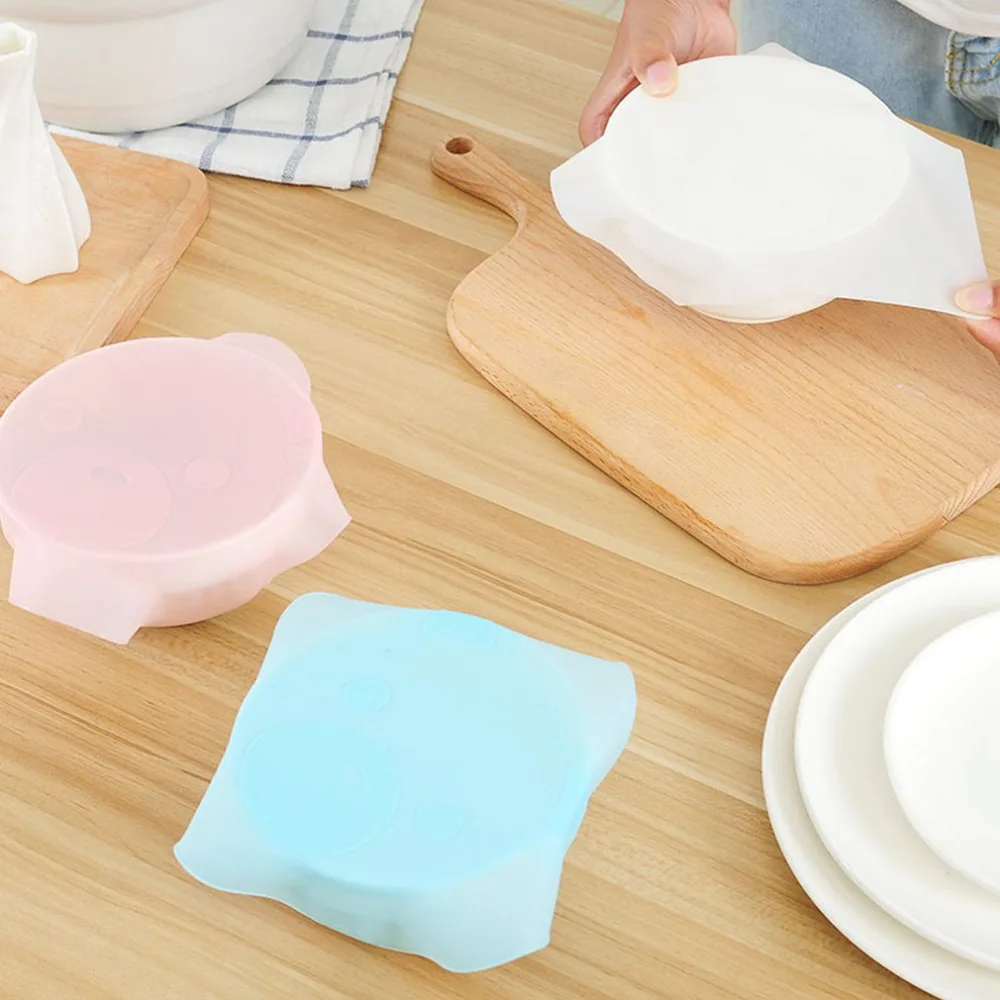 Food grade multifunctional silicone plastic wrap cover microwave oven