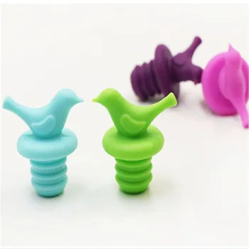 

Creative Bird Design Silicone Wine Stopper Bottle Caps Bar Suppliers