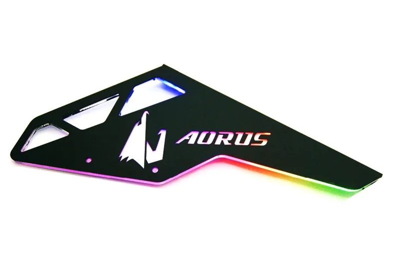 DIY RGB задняя панель чехол 5 в 3PIN RGB AURA светильник полый стиль для COUGAR Conquer PC