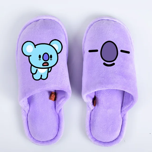 Bt21 Periphery Shoes Cartoon Lovely Cotton padded Shoes Bt21 Periphery Shoes Cartoon Lovely Cotton padded Shoes