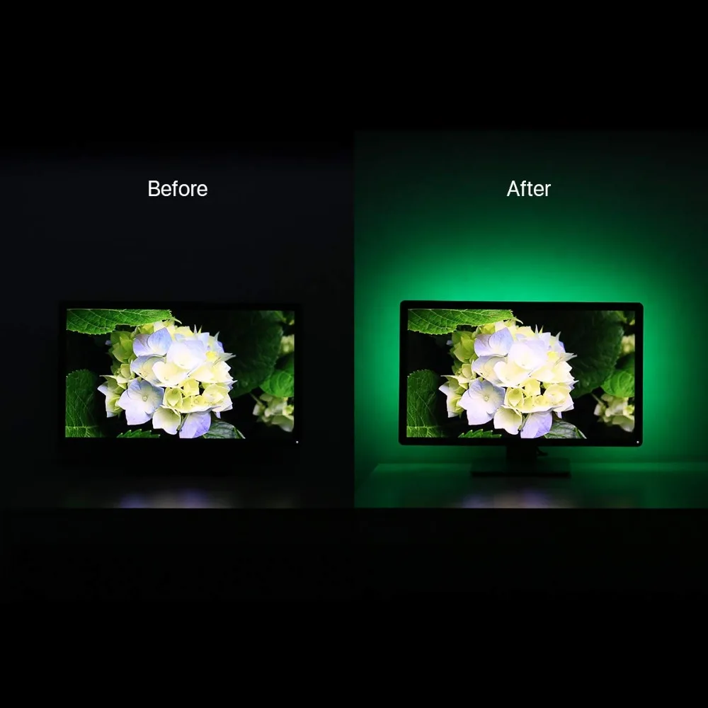 Водонепроницаемая светодиодная лента RGB SMD 5050 для подсветки телевизора 5