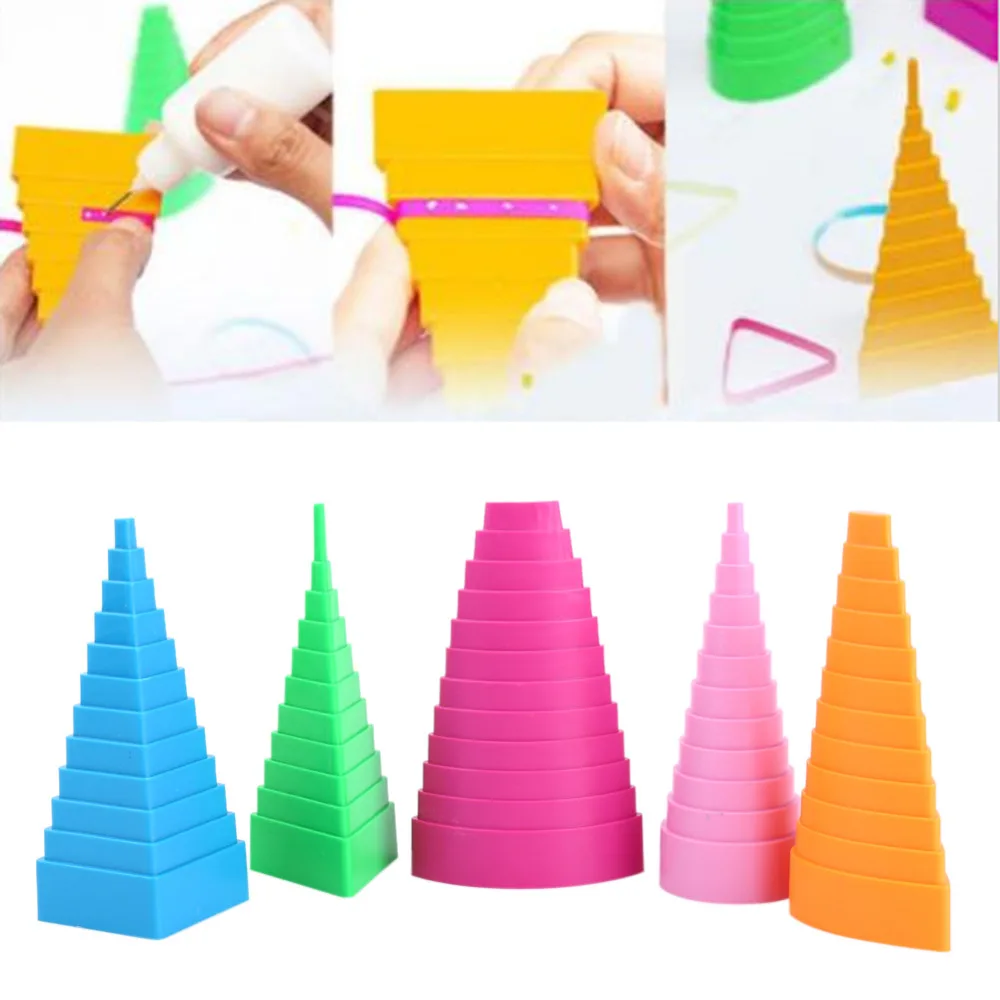 

Mixed Color 5 Shapes Paper Quilling Border Buddy Paper Craft Tool DIY Quilled Creation