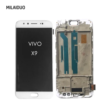 

TFT LCD Display For VIVO X9 Touch Screen Digitizer LCD For VIVO X9 Plus Assembly Replacement Parts 5.5 inch White No/with Frame