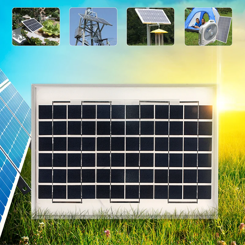 

KINCO 12V 10W Solar Panel Charger Polycrystalline Solar Cells DIY Battery Charger With Aluminum Frame For Car Boat + Controller
