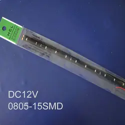 Высокое качество DC12V 0805 led flex полосы, led гибкие не водонепроницаемый Светодиодные полосы 0805 15SMD длина 30 см Бесплатная доставка, 5 шт. в партии