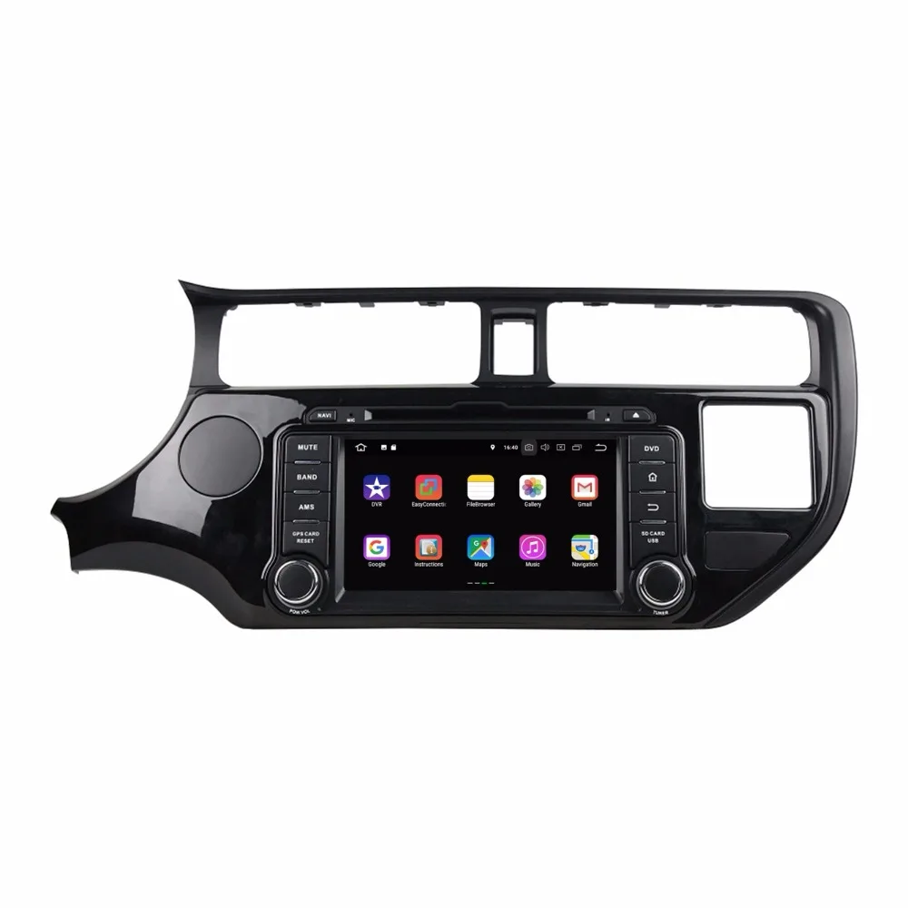Best 7" Android 8.1 Quad Core Car Radio DVD GPS Multimedia Player for Kia K3 RIO 2011 2012  With 2GB RAM Bluetooth WIFI Mirror-link 2