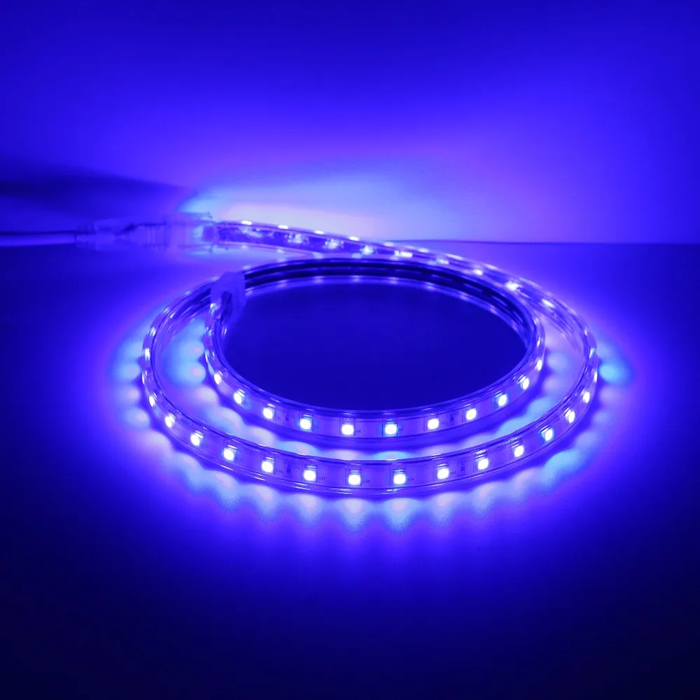 OSIDEN СВЕТОДИОДНАЯ лента SMD 5050 AC220V водонепроницаемая гибкая 220 В лампа наружная