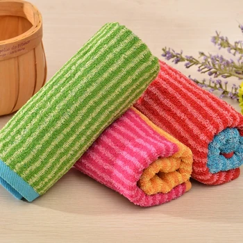 

2PCS 100% Cotton Chunky Knitted Soft Blue And Green Portable Baby Multifunction Spread Size 34x76cm 2019 Towel For Adults Couple