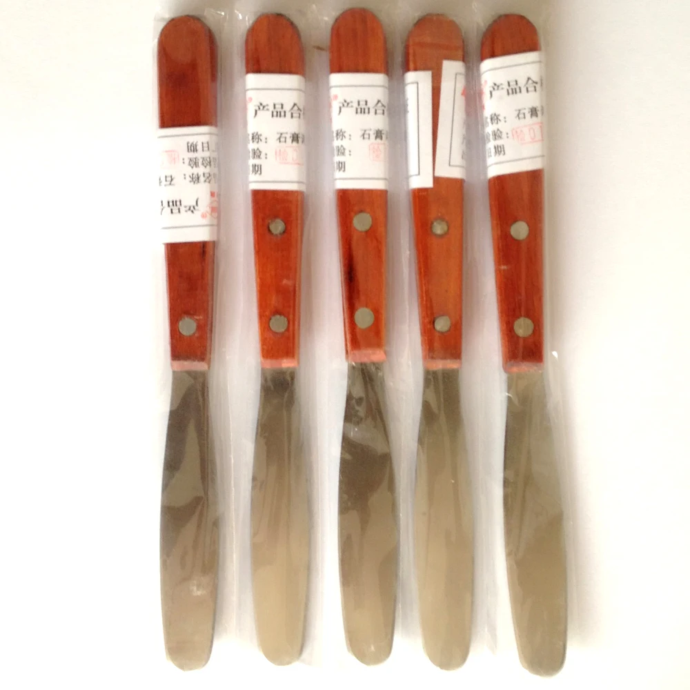 

2 Pcs,Dental Lab Material Gypsum Knife,Plaster mix adjustment tools