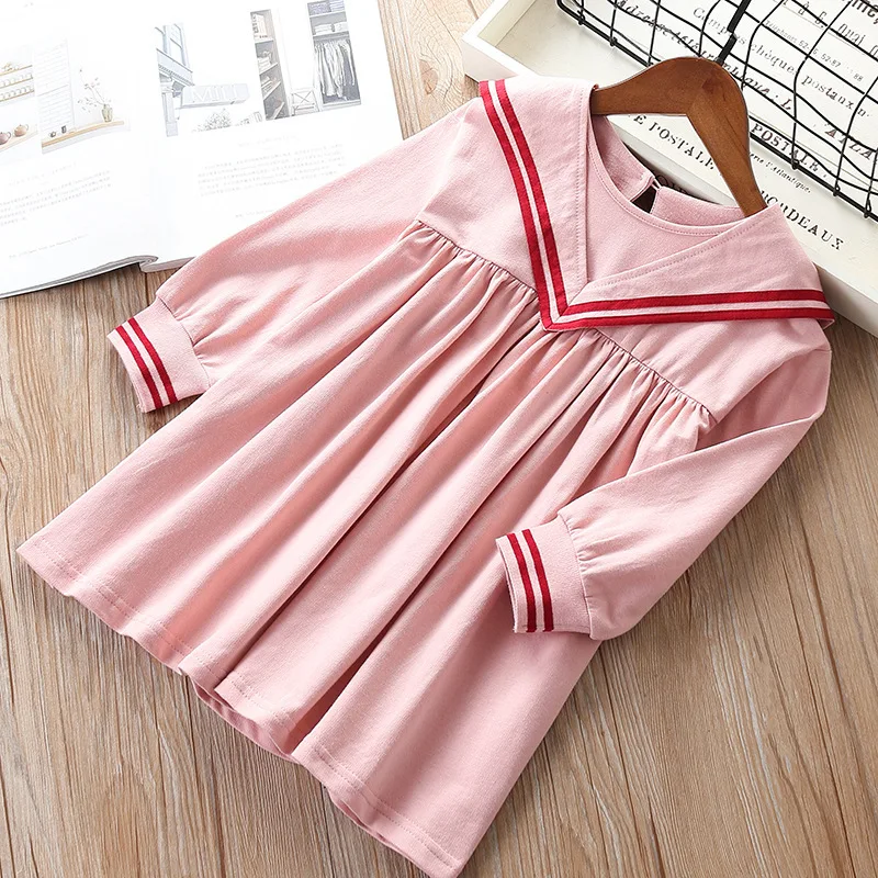 

casual toddler girl dresses princess dress children clothes baby girls vestidos 2019 long sleeve 3-7 Years