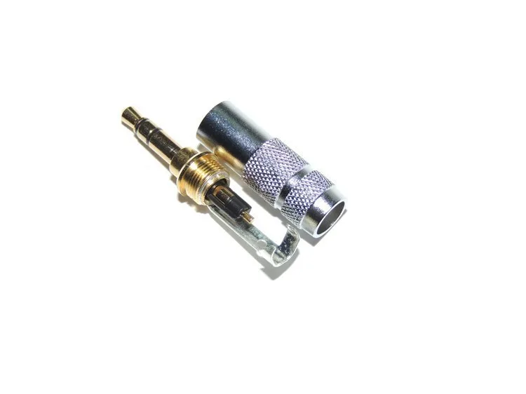 20Pair 1 8 3 5mm 3 pole male stereo plug female jack repair headphone adapter Audio TRS connector black