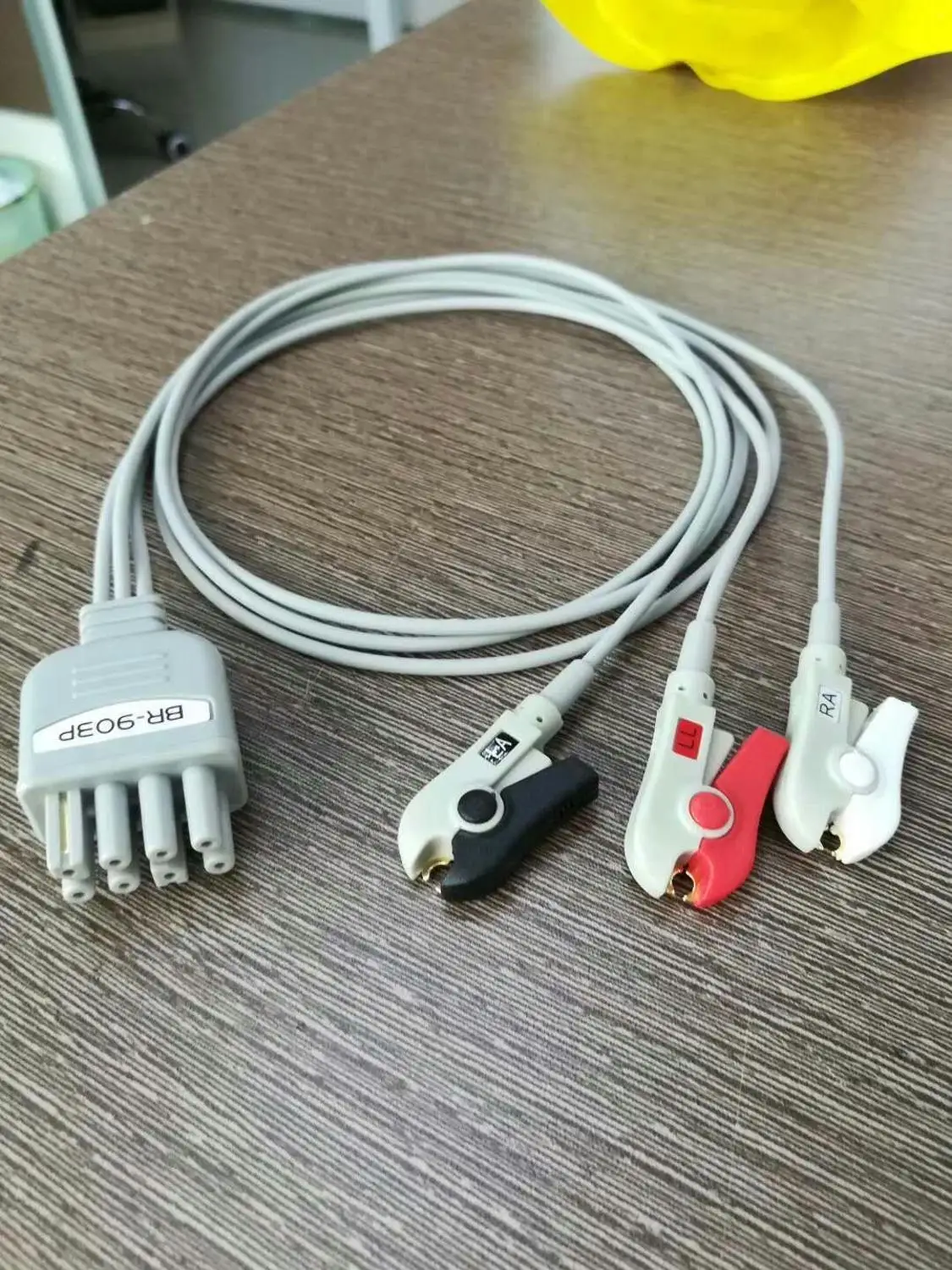BR 903P Nihon kohden 913P 906P 3 lead 6 ECG cable с зажимом leadпроводника Или Защелкой AHA или IEC| |