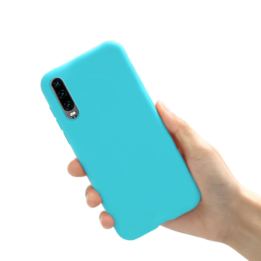 

For Huawei P30 Case For Huawei P30 Lite Case Candy Color TPU Soft Bumper Phone Back Cover for Huawei P30 Pro P30Lite P30Pro P 30