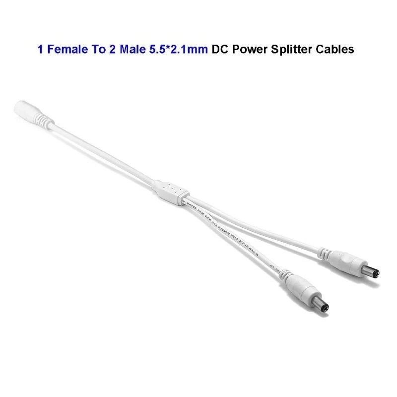 DC-1-To-2-Way-Power-Splitter-Cable-1-Female-To-2-Male-DC-Jack-Power